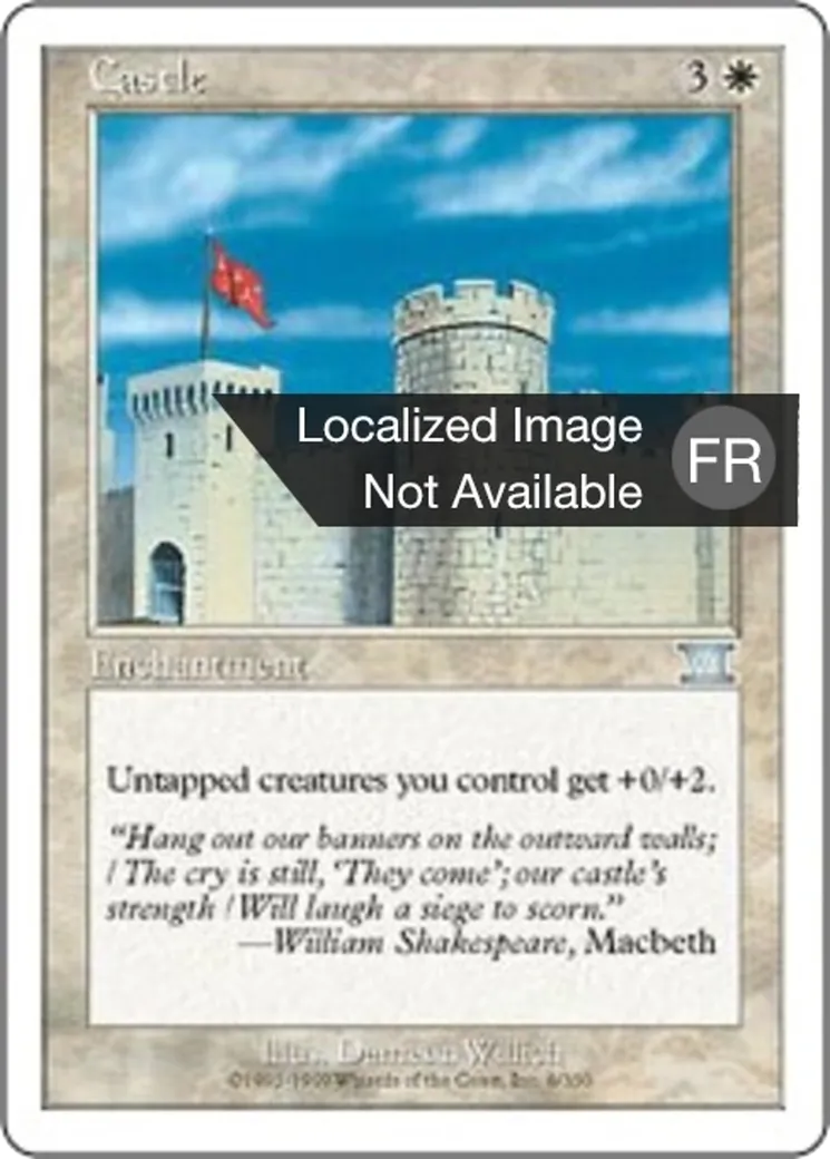 Château fort from Classic Sixth Edition - Magic: The Gathering