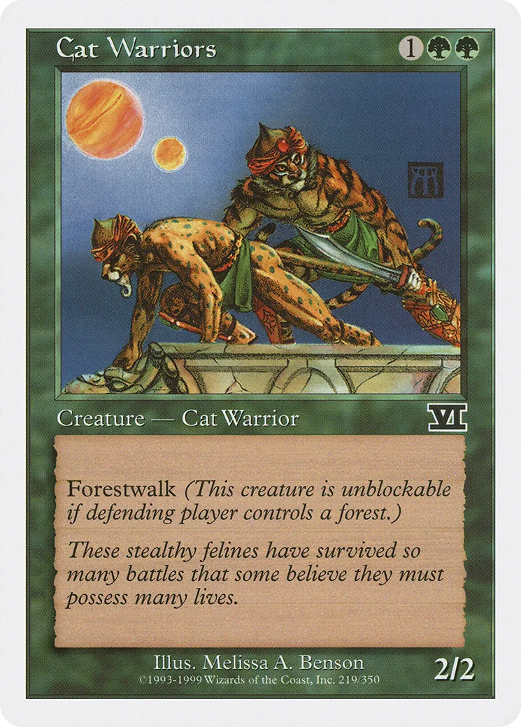 Cat Warriors — Classic Sixth Edition — Magic: The Gathering