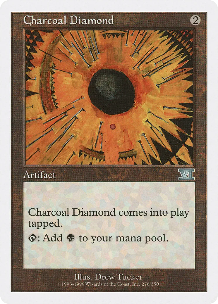 Charcoal Diamond — Classic Sixth Edition — Magic: The Gathering