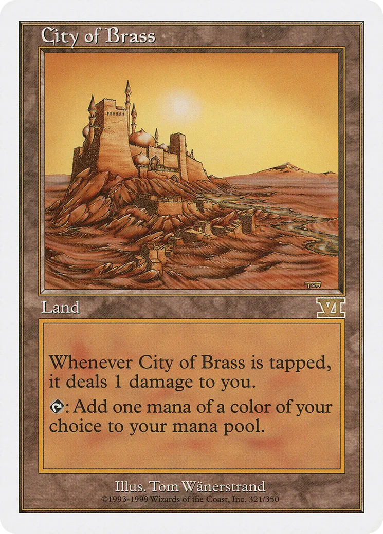 City of Brass — Classic Sixth Edition — Magic: The Gathering