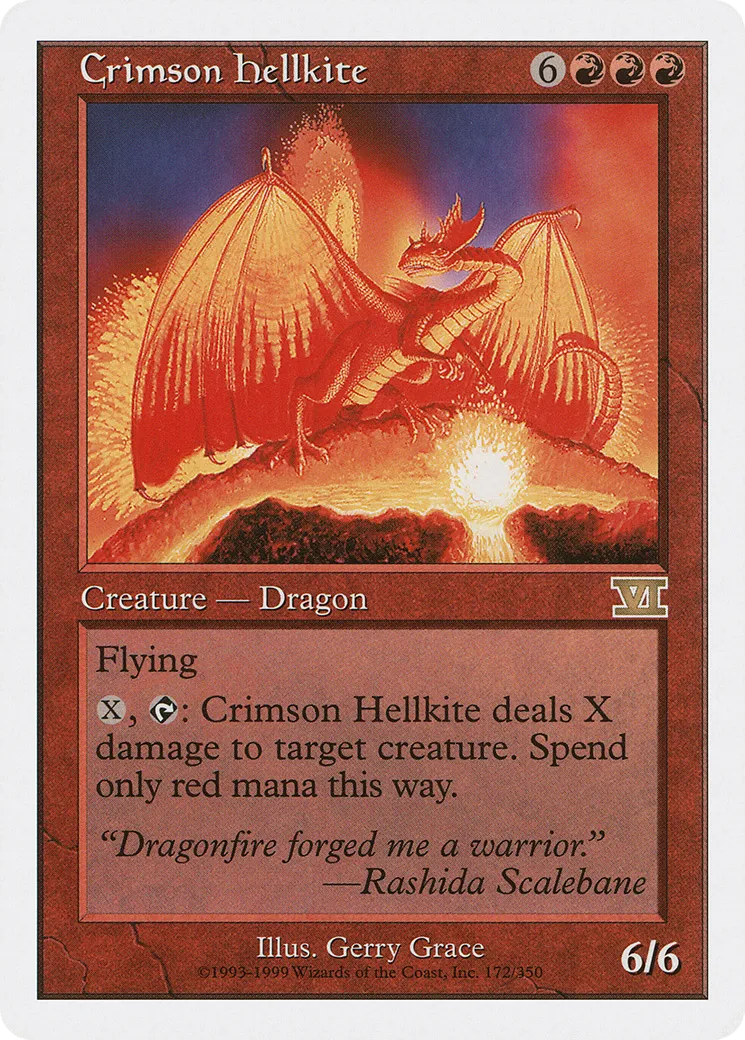 Crimson Hellkite — Classic Sixth Edition — Magic: The Gathering
