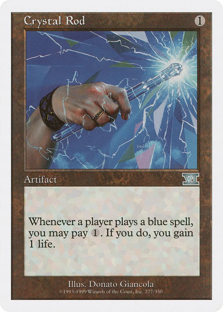 Crystal Rod — Classic Sixth Edition — Magic: The Gathering
