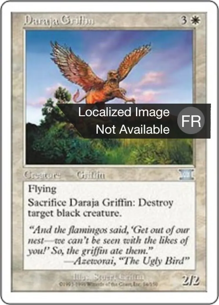 Griffon daradjân — Classic Sixth Edition — Magic: The Gathering