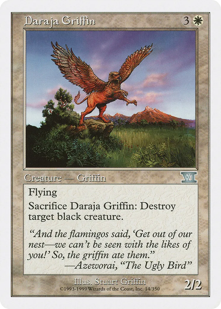 Daraja Griffin from Classic Sixth Edition - Magic: The Gathering
