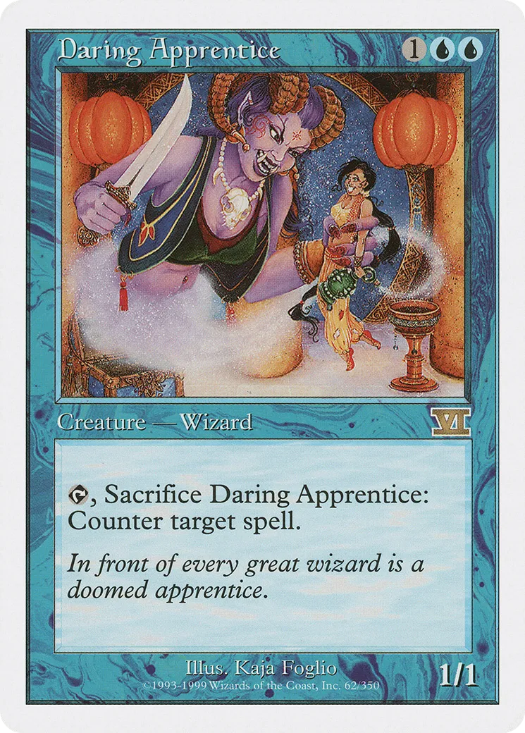 Daring Apprentice — Classic Sixth Edition — Magic: The Gathering