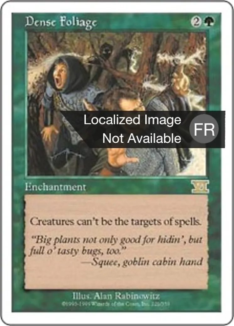 Feuillage dense — Classic Sixth Edition — Magic: The Gathering