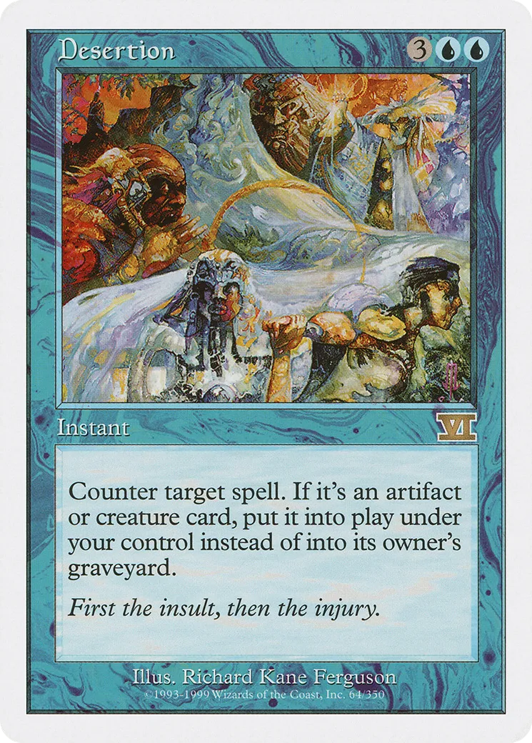 Desertion from Classic Sixth Edition - Magic: The Gathering