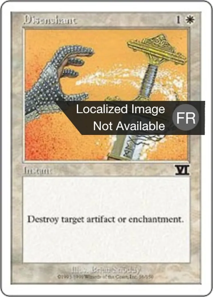 Désenchantement — Classic Sixth Edition — Magic: The Gathering