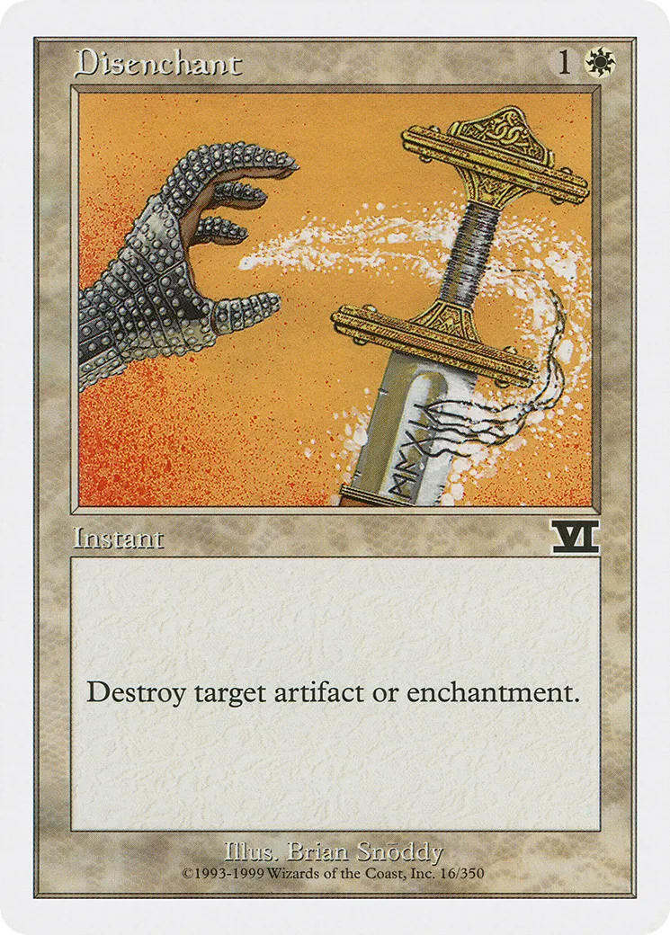 Disenchant — Classic Sixth Edition — Magic: The Gathering