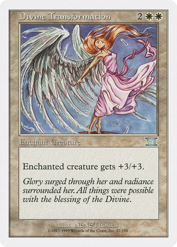 Divine Transformation — Classic Sixth Edition — Magic: The Gathering