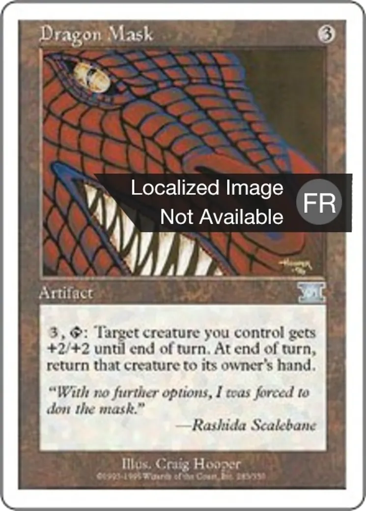 Masque de dragon — Classic Sixth Edition — Magic: The Gathering