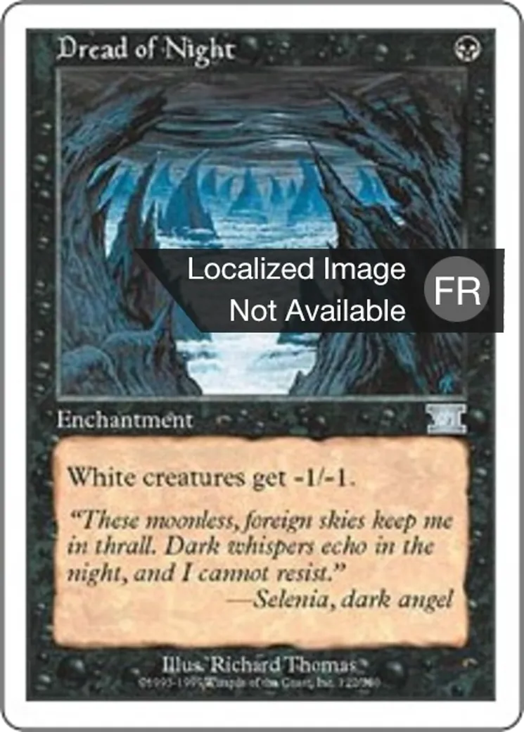 Effroi de la nuit — Classic Sixth Edition — Magic: The Gathering