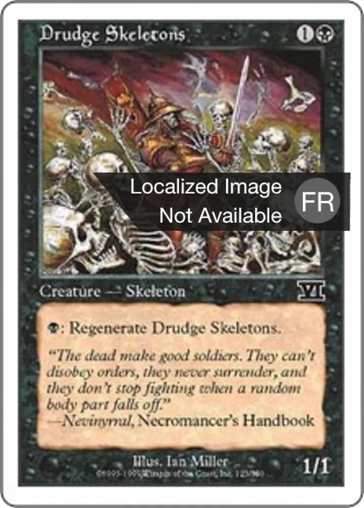 Squelettes serviles from Classic Sixth Edition - Magic: The Gathering