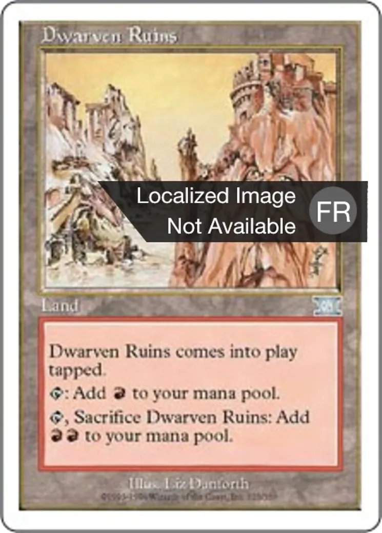Ruines naines — Classic Sixth Edition — Magic: The Gathering