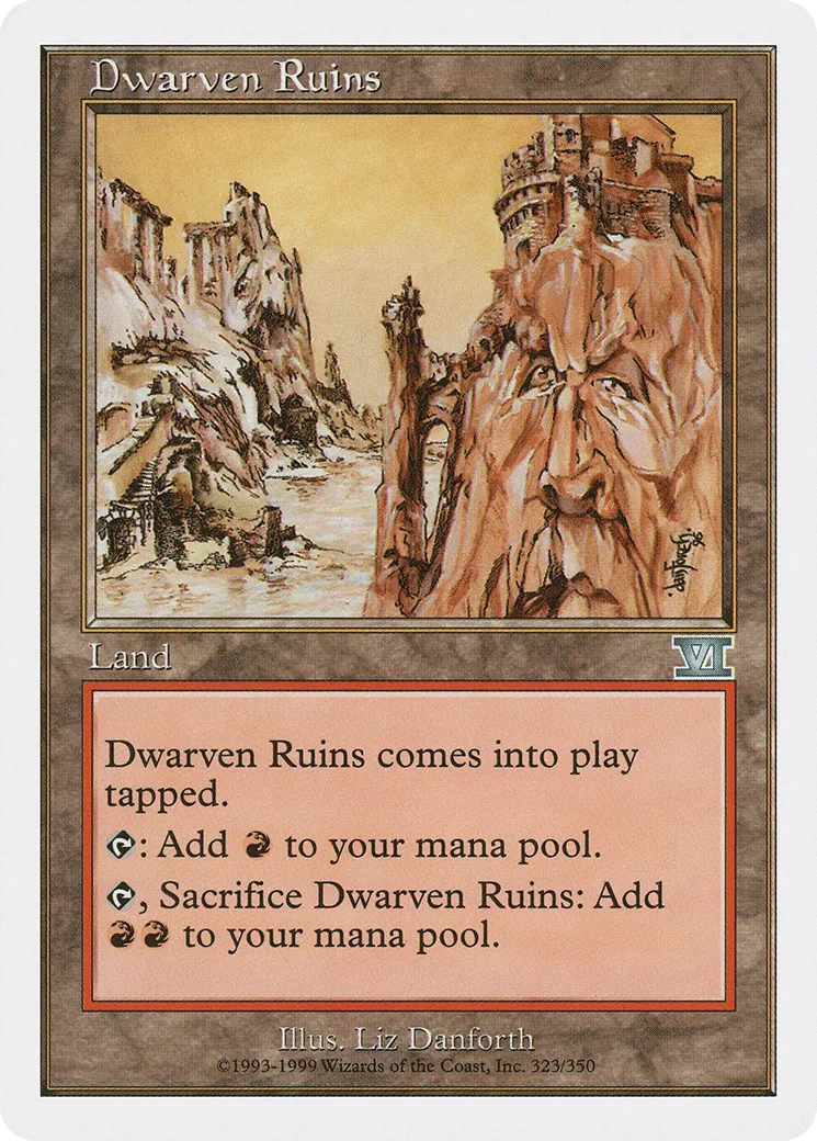 Dwarven Ruins — Classic Sixth Edition — Magic: The Gathering