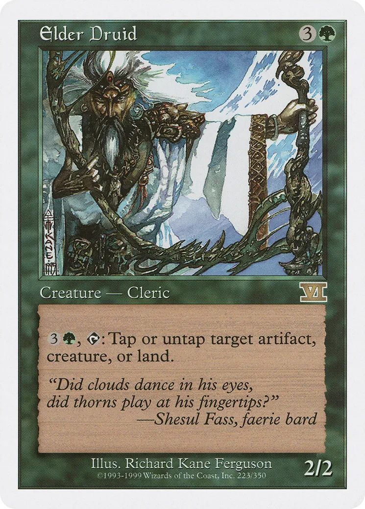 Elder Druid — Classic Sixth Edition — Magic: The Gathering