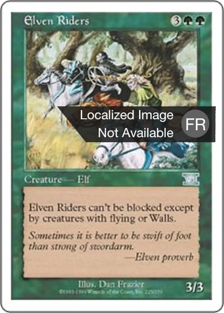 Cavaliers elfes — Classic Sixth Edition — Magic: The Gathering