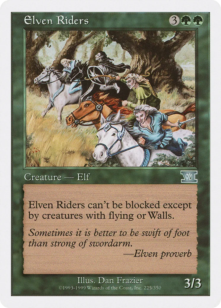 Elven Riders — Classic Sixth Edition — Magic: The Gathering