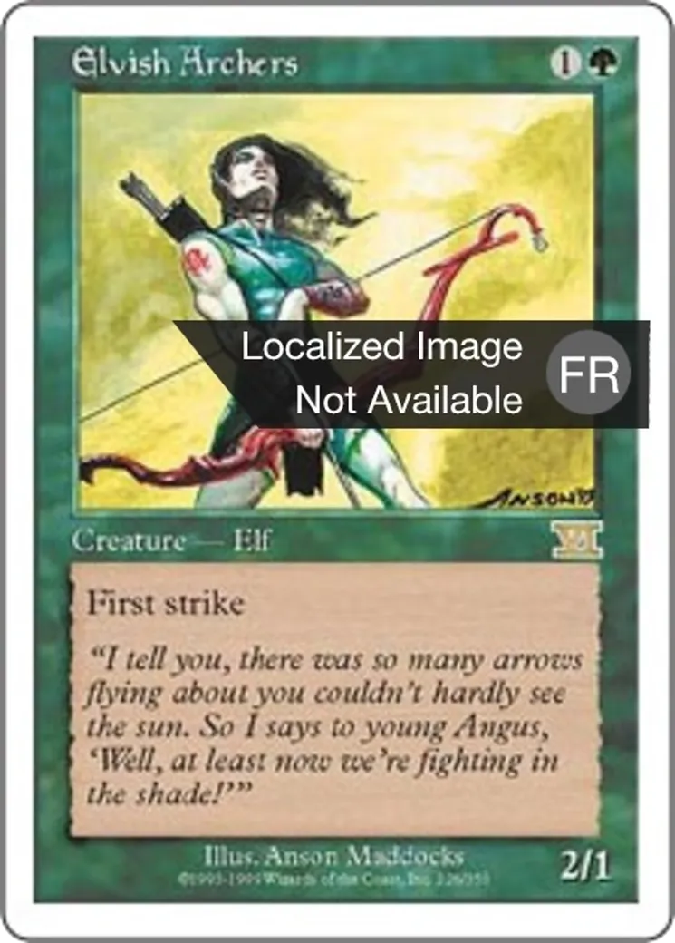 Archers elfes — Classic Sixth Edition — Magic: The Gathering