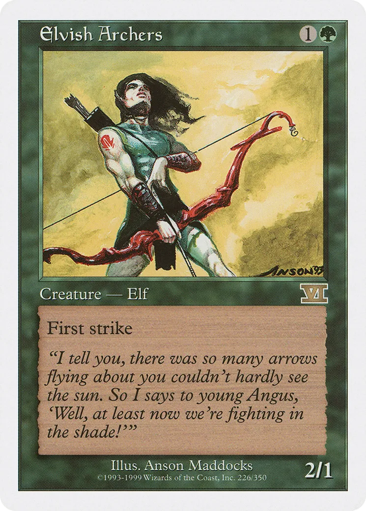 Elvish Archers — Classic Sixth Edition — Magic: The Gathering