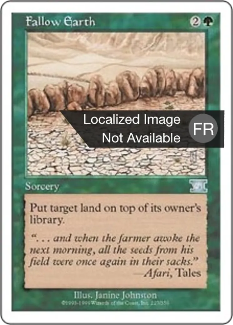 Terres en jachère — Classic Sixth Edition — Magic: The Gathering