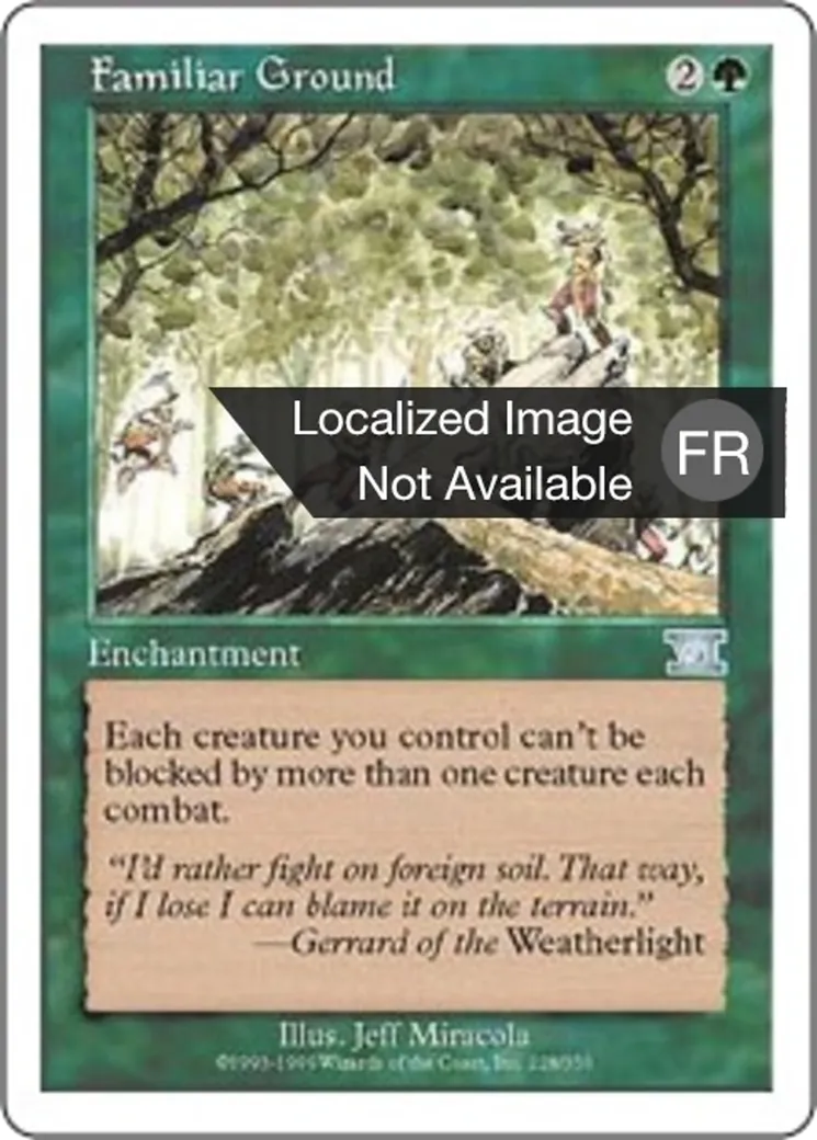 Terrain familier — Classic Sixth Edition — Magic: The Gathering