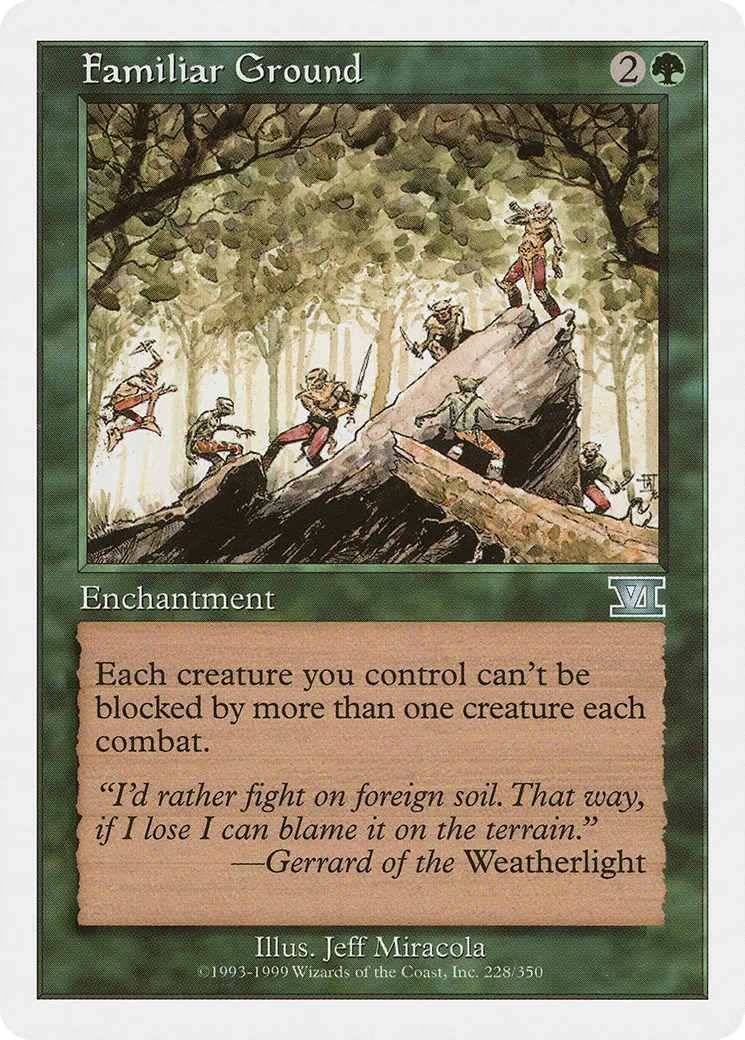 Familiar Ground — Classic Sixth Edition — Magic: The Gathering