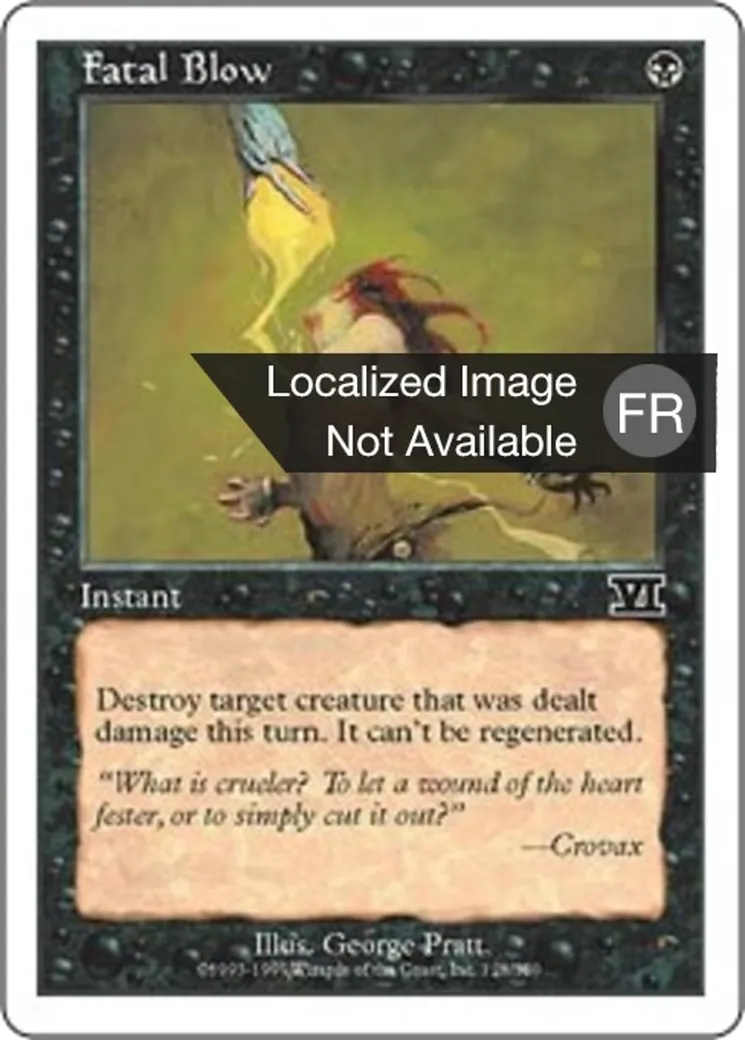 Coup fatal — Classic Sixth Edition — Magic: The Gathering