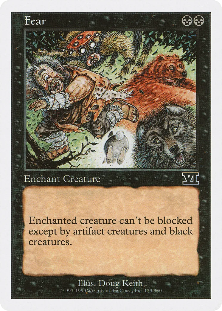 Fear — Classic Sixth Edition — Magic: The Gathering