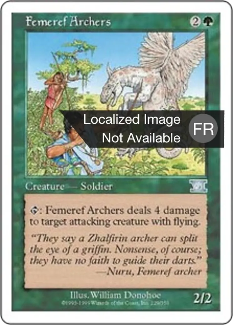 Archers fémeirefs — Classic Sixth Edition — Magic: The Gathering