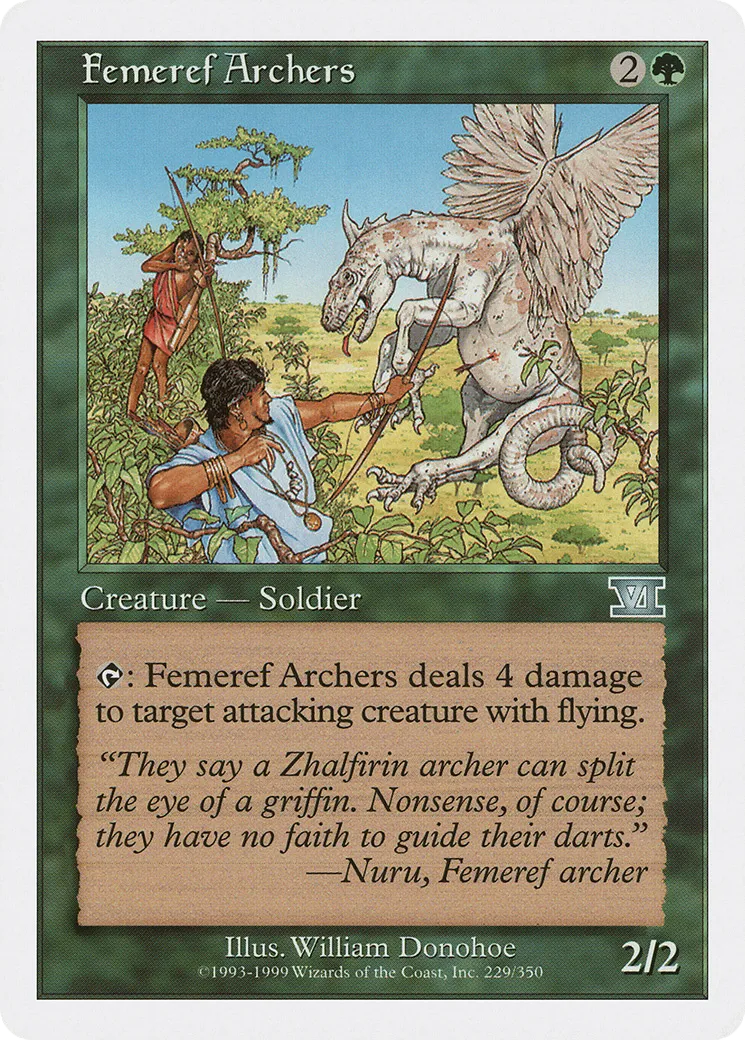 Femeref Archers — Classic Sixth Edition — Magic: The Gathering