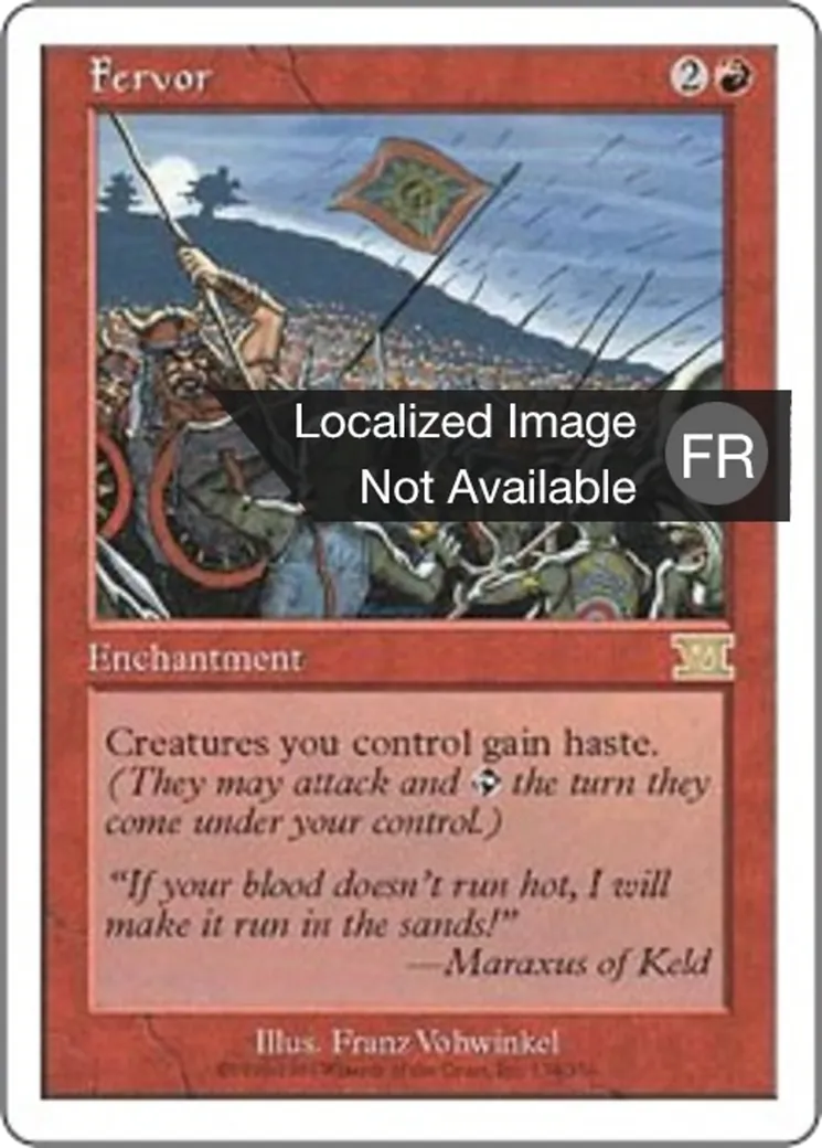 Ferveur — Classic Sixth Edition — Magic: The Gathering