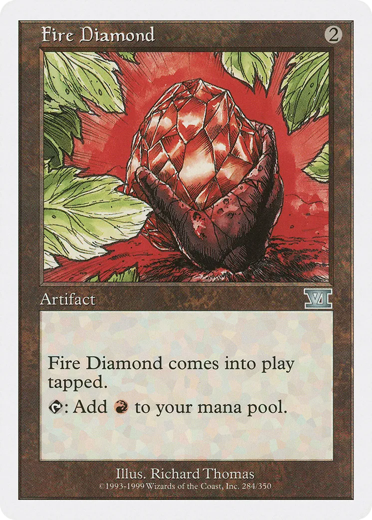 Fire Diamond — Classic Sixth Edition — Magic: The Gathering