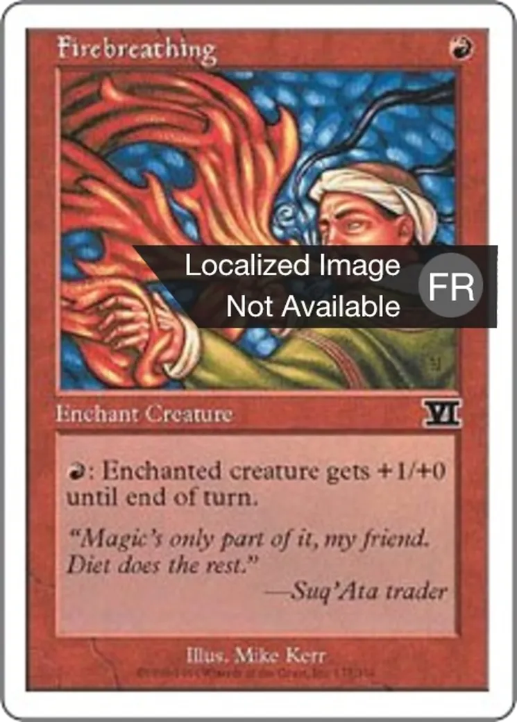 Souffle ardent — Classic Sixth Edition — Magic: The Gathering