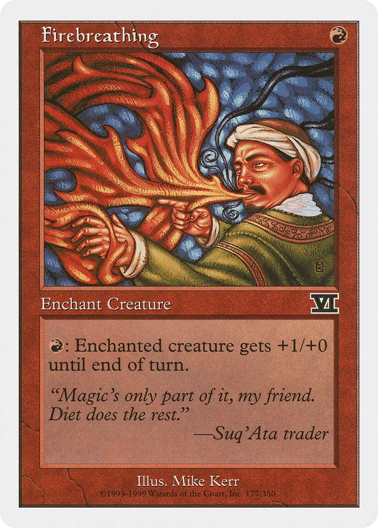 Firebreathing — Classic Sixth Edition — Magic: The Gathering