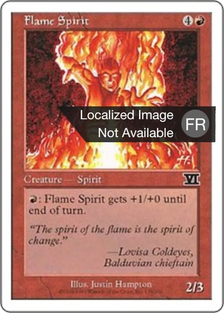 Esprit de flamme from Classic Sixth Edition - Magic: The Gathering
