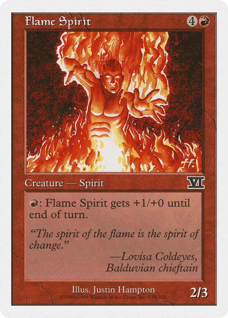 Flame Spirit — Classic Sixth Edition — Magic: The Gathering
