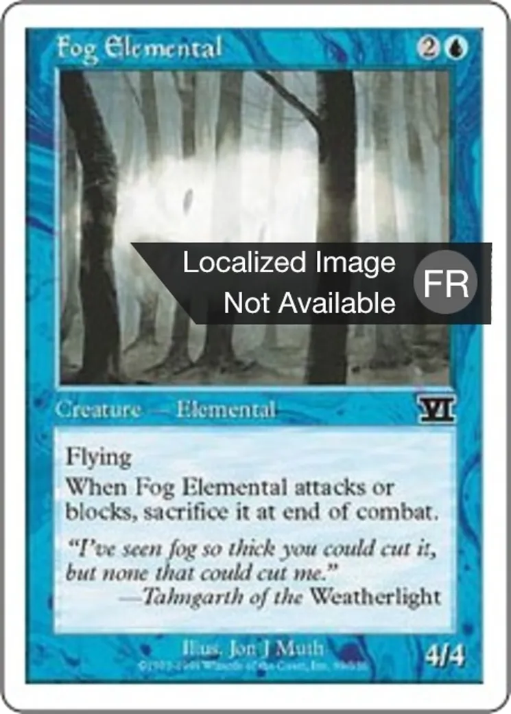 Élémental de brouillard — Classic Sixth Edition — Magic: The Gathering
