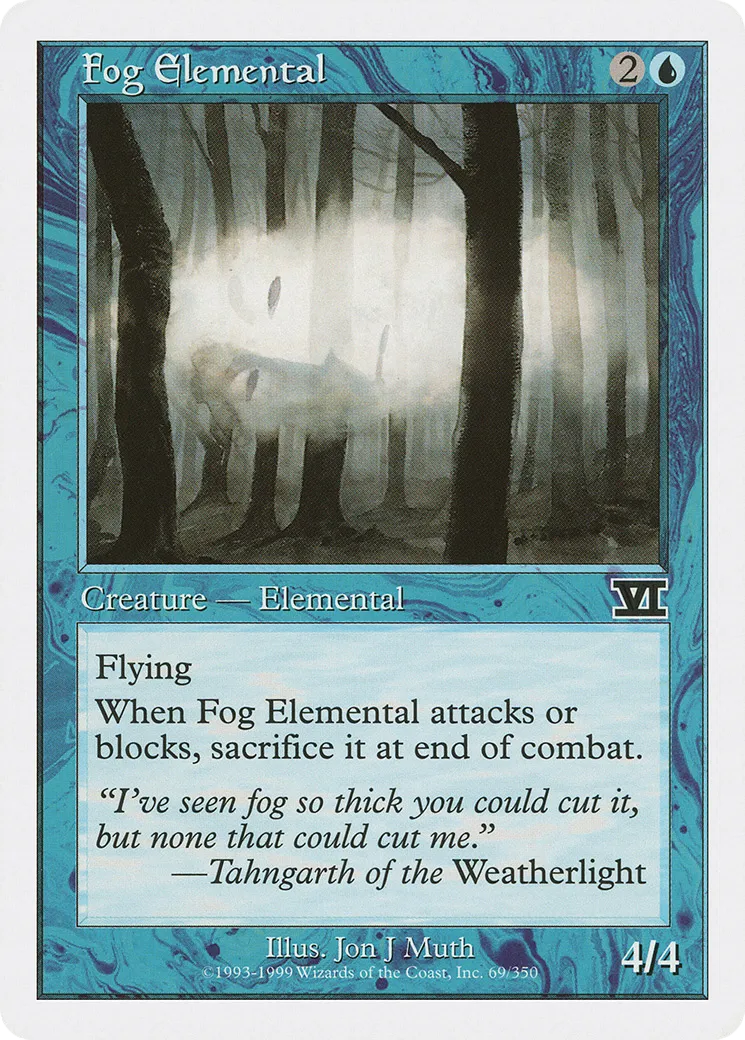 Fog Elemental — Classic Sixth Edition — Magic: The Gathering