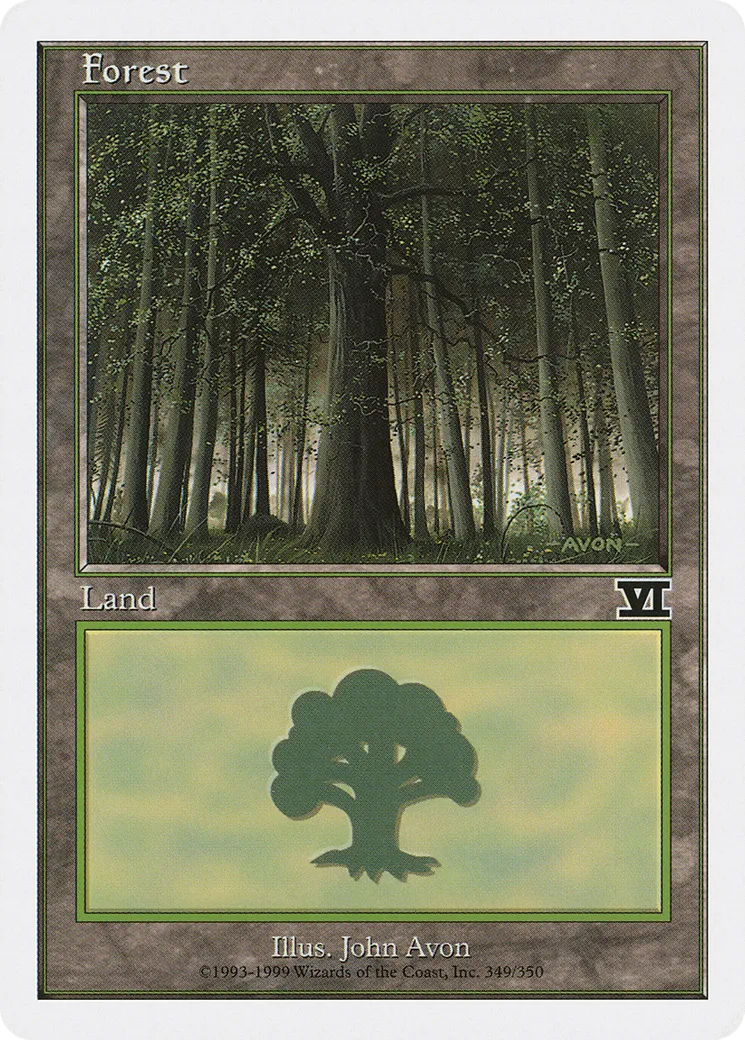 Forêt — Classic Sixth Edition — Magic: The Gathering