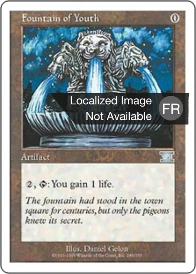 Fontaine de jouvence — Classic Sixth Edition — Magic: The Gathering