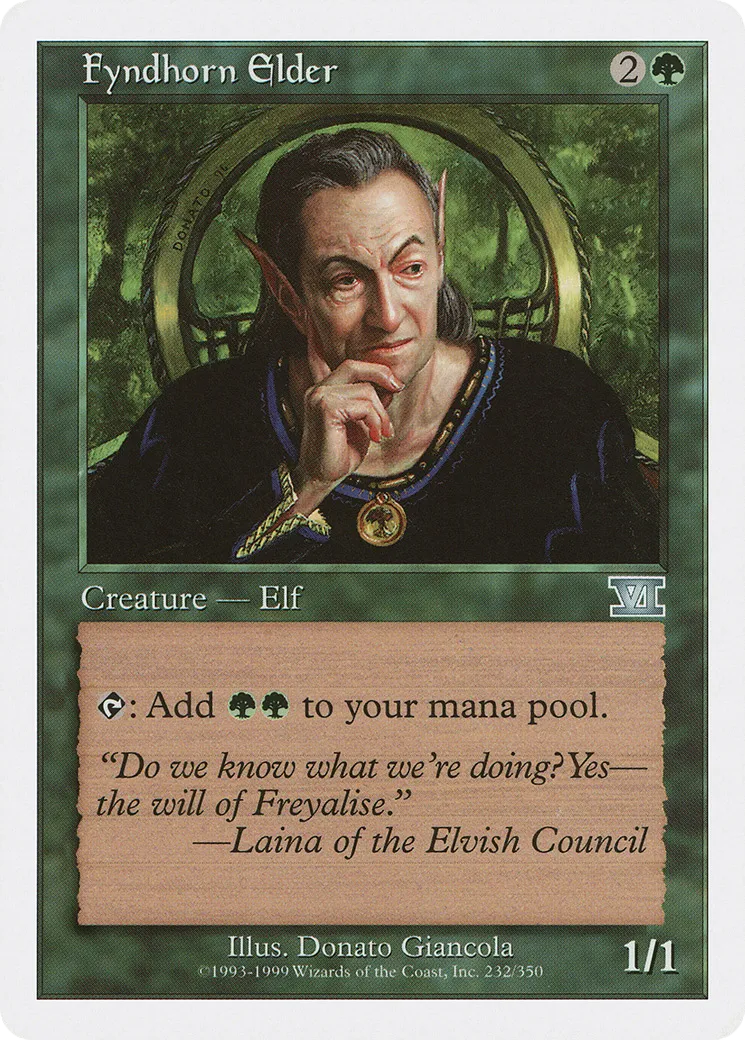 Fyndhorn Elder from Classic Sixth Edition - Magic: The Gathering