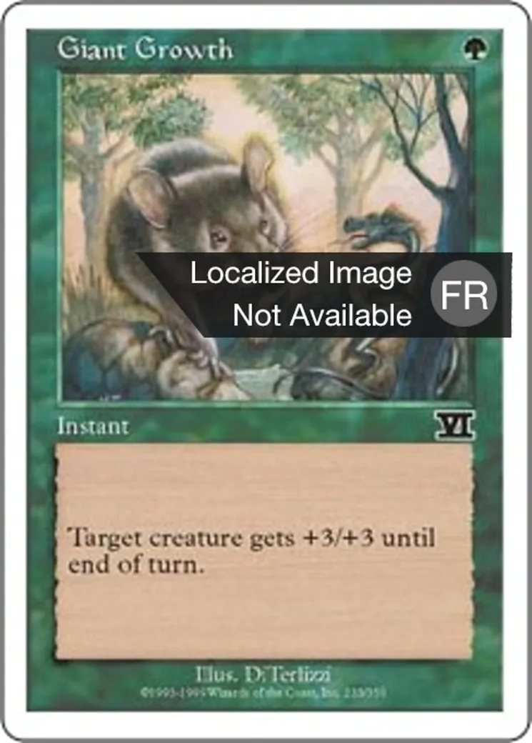 Croissance gigantesque — Classic Sixth Edition — Magic: The Gathering
