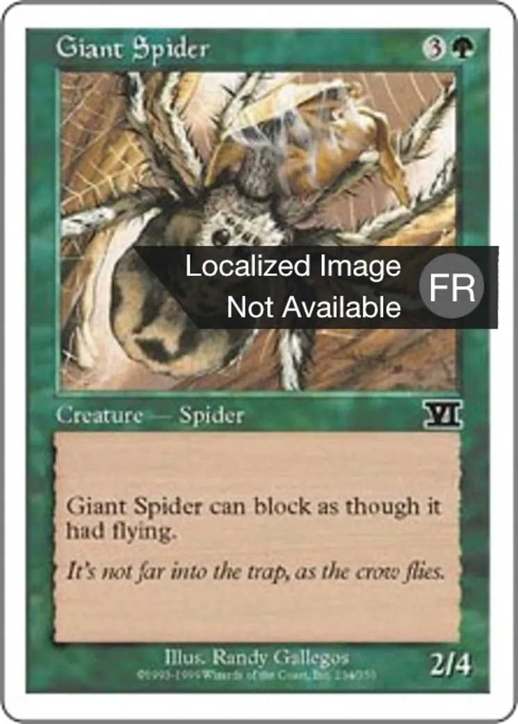 Araignée géante — Classic Sixth Edition — Magic: The Gathering