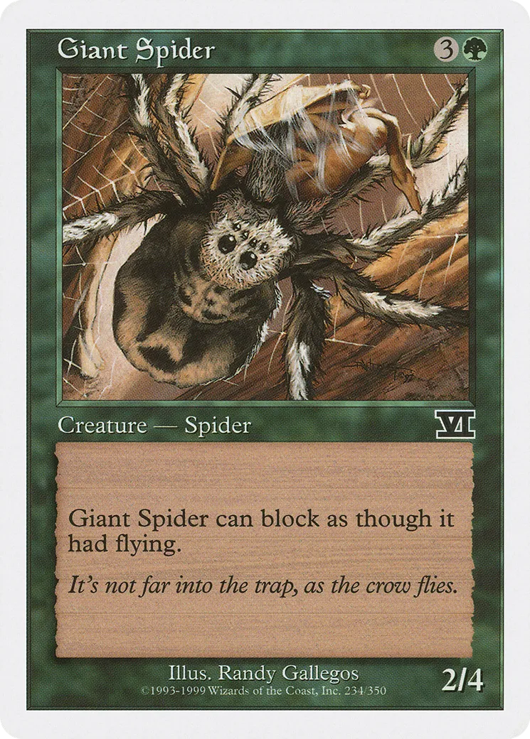 Araignée géante — Classic Sixth Edition — Magic: The Gathering