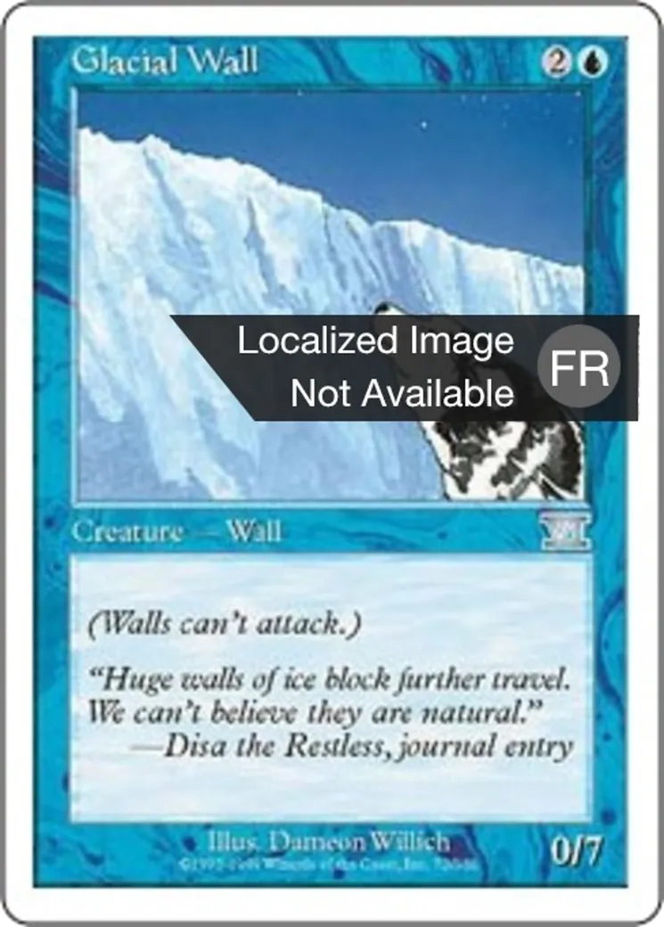 Mur glaciaire — Classic Sixth Edition — Magic: The Gathering