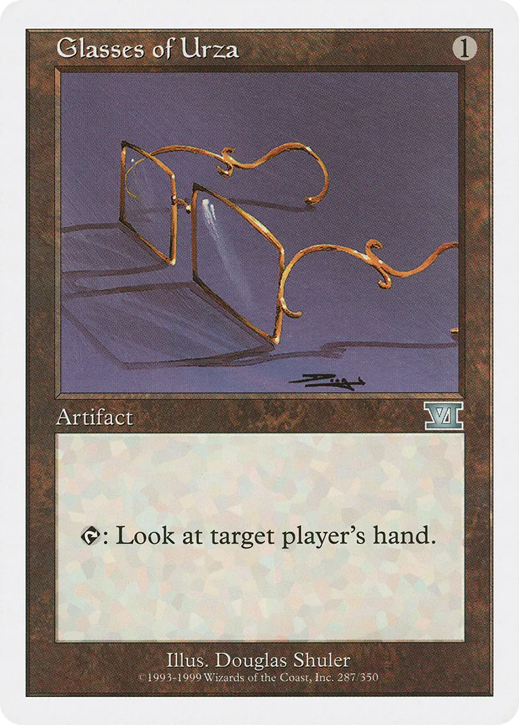 Glasses of Urza — Classic Sixth Edition — Magic: The Gathering