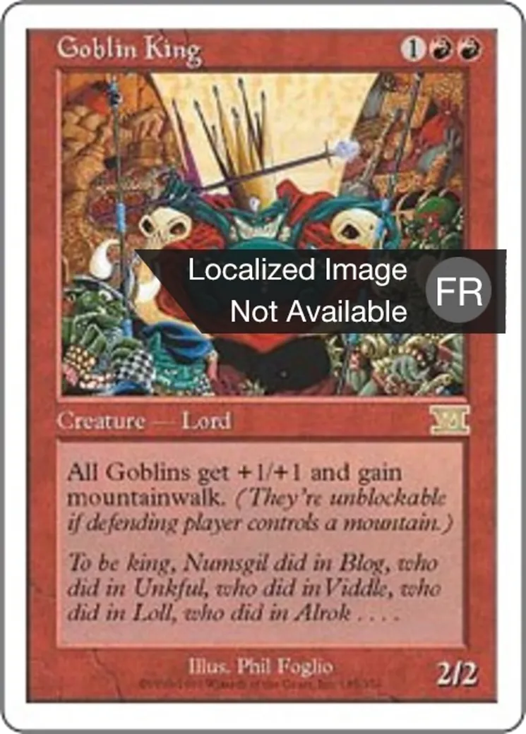 Roi des gobelins — Classic Sixth Edition — Magic: The Gathering
