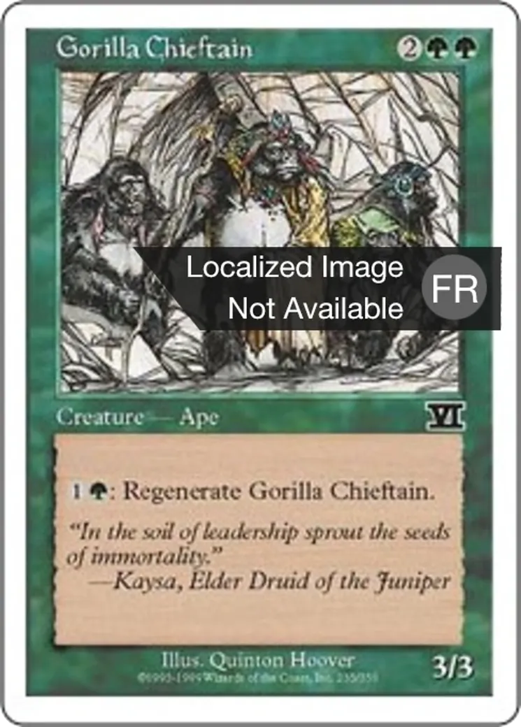 Chef de clan gorille — Classic Sixth Edition — Magic: The Gathering