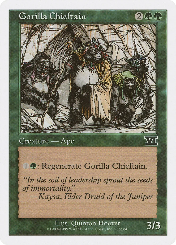 Gorilla Chieftain — Classic Sixth Edition — Magic: The Gathering